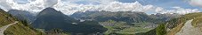 Pontresina Area from Alp Languard (Canton of Graubnden, Switzerland)