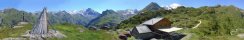 Brunet cabin in Bagnes Valley (Canton of Valais, Switzerland)