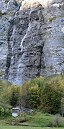 Waterfall between Lauterbrunnen and Stechelberg (Berner Oberland, Switzerland)