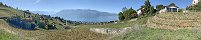 Les villages de Chenaux et Cully et le lac L�man (Canton de Vaud, Suisse)