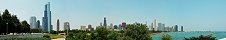Chicago Skyline from G. Shedd Aquarium (Illinois, USA)