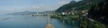 View from Chillon Castle (Lake of Geneva, Switzerland)