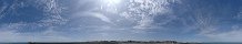 Sky and Clouds above the Harbor (Grandcamp-Maisy, Calvados, France)