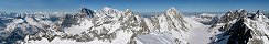 View from Summit of Mount Dolent (Switzerland, Italy, France)