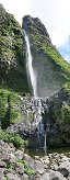 Poço do Bacalhau Waterfall (Flores Island, Azores, Portugal)