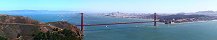 Golden Gate Bridge and San Francisco (California, USA)
