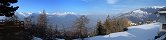 View from Haute-Nendaz, above Sion (Canton of Valais, Switzerland)