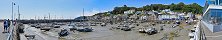 La petite ville de Saint-Aubin (Jersey)