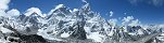 Mount Everest and Mount Nuptse from Mount Kala Pattar (Khumbu, Nepal)
