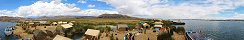 Lake Titicaca from Floating Reed Island (Puno, Peru)