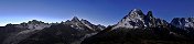 Mont Blanc Range at Full Moon (Haute-Savoie, France)