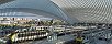 La gare de Lige-Guillemins  Lige (Belgique)