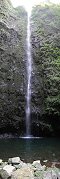 Waterfall in Ribeiro Frio Nature Park (Madeira Island, Portugal)