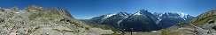 Mont Blanc and Aiguilles Rouges from Lac Blanc (Haute-Savoie, France)