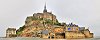 Le Mont-Saint-Michel depuis son accs (Manche, France)