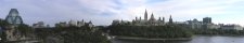 View towards Ottawa and the Parliament (Ontario, Canada)