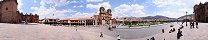 Plaza de Armas and Cathedral in Cuzco (Peru)