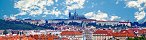 Prague Castle from Vysehrad (Czech Republic)
