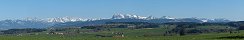 The Fribourg Pre-Alps from Siviriez (Canton of Fribourg, Switzerland)