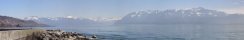 Lake Geneva and the Alps from Pully  (Near Lausanne, Switzerland)