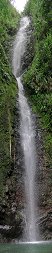 One of the Three Hamoa Waterfalls on Raiatea Island (French Polynesia)