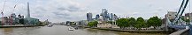 La Tamise depuis le Tower Bridge (Londres, Angleterre)