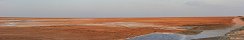 Salt lake in Sahara desert (Tunisia)