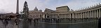 La place Saint-Pierre dans la cit du Vatican (Rome, Italie)