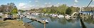 River Thames at Teddington Lock (Richmond-Upon-Thames, England)
