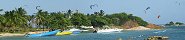 Kitesurfing on Union Island (Saint Vincent and the Grenadines)