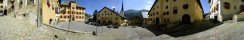 The village of Zuoz (Engadin, Eastern Switzerland)