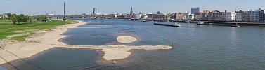 Latest panorama published: Rhine River in Düsseldorf (Germany)